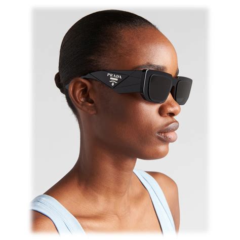 prada gray rectangle sunglasses women|prada symbole sunglasses sale.